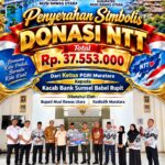 Peduli Bencana NTT, PGRI Kabupaten Musi Rawas Utara dan Disdik Salurkan Donasi Rp37,5 Juta